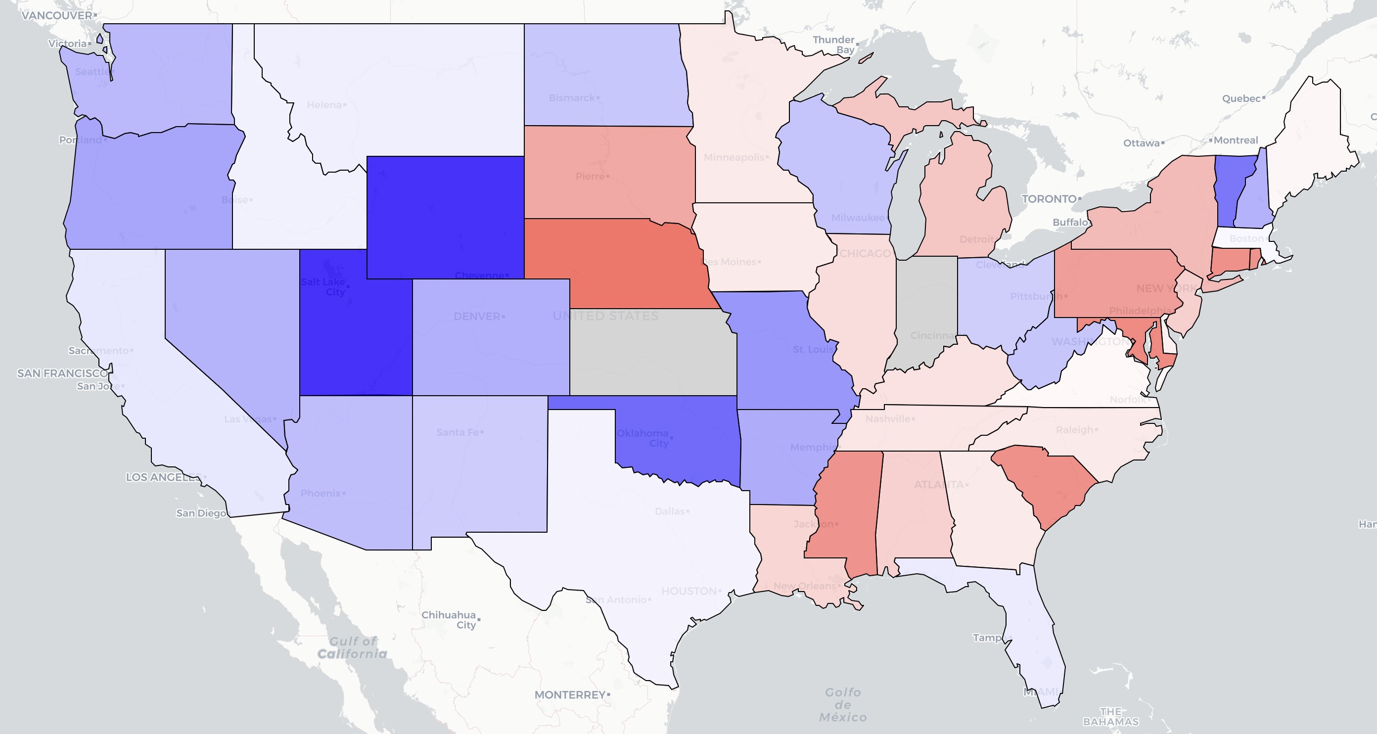 Geospatial dashboard preview
